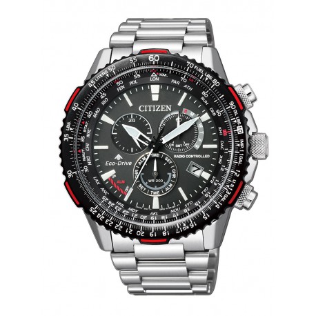 CITIZEN RADIOCONTROL CRONO PILOT E660 ACERO CB5001-57E