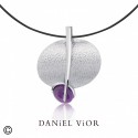 Colgante plata DANIEL VIOR OVAS Amatista (Ag.925) 765302